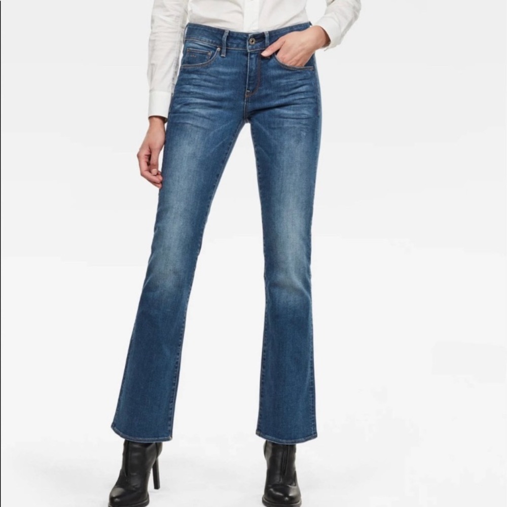 G-Star Tomboy Duty Cargo Boot Cut Jeans Size 29